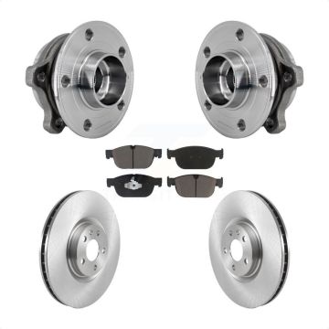 Front Hub Bearing Brake Rotor Pad Kit For Volvo XC60 XC90 S60 XC40 Recharge V90 Cross V60 KBB-127478