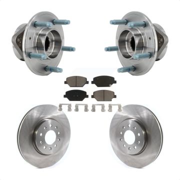 Front Hub Bearing Assembly Disc Brake Rotor And Pad Kit For Chevrolet Equinox GMC Terrain KBB-127490