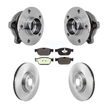 Front Hub Bearing Brake Rotor Pad Kit For Volvo XC60 XC90 S60 XC40 Recharge V90 Cross V60 KBB-127504
