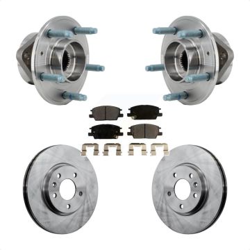 Front Hub Bearing Assembly Disc Brake Rotor And Pad Kit For Chevrolet Equinox GMC Terrain KBB-127527