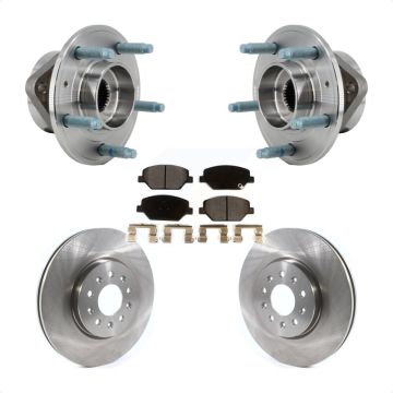 Front Hub Bearing Assembly Disc Brake Rotor And Pad Kit For Chevrolet Equinox GMC Terrain KBB-127569