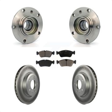 Front Hub Bearing Coated Brake Rotor Pad Kit For BMW 320i With 325mm Diameter KBB-128050