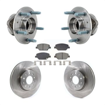 Front Hub Bearing Assembly Disc Brake Rotor And Pad Kit For Chevrolet Equinox GMC Terrain KBB-128482