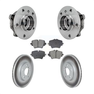 Front Hub Bearing Assembly Coated Brake Rotor Pads Kit For Mini Cooper Countryman Clubman KBB-128739