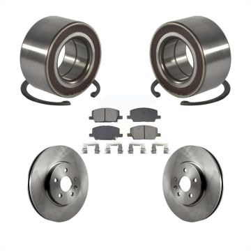 Front Wheel Bearing Disc Brake Rotors And Pads Kit For Buick Encore Chevrolet Trax KBB-129185