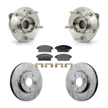 Front Hub Bearing Disc Brake Rotor Pads Kit For Chevrolet Cruze Buick Verano Orlando Volt KBB-129397