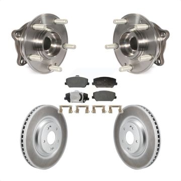 Front Hub Bearing Assembly Coated Disc Brake Rotors And Pads Kit For Hyundai Veloster N KBB-129461
