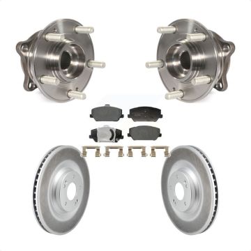 Front Hub Bearing Assembly Coated Disc Brake Rotors And Pads Kit For Hyundai Veloster N KBB-129462