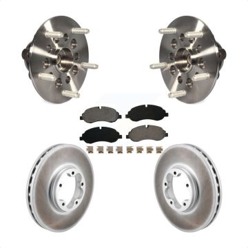 Front Hub Bearing Coated Brake Rotor Pad Kit For Ford Transit-250 Transit-150 Transit-350 KBB-129560