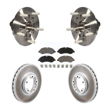 Front Hub Bearing Coated Brake Rotor Pad Kit For Ford Transit-250 Transit-150 Transit-350 KBB-129562