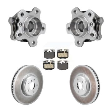 Front Hub Bearing Coat Brake Rotor Pads Kit For BMW 330i xDrive 530i 330e 430i 530e M240i KBB-129841