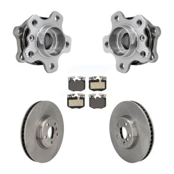 Front Hub Bearing Brake Rotor Pads Kit For BMW 330i xDrive 530i 330e 430i 530e M240i 540i KBB-129848