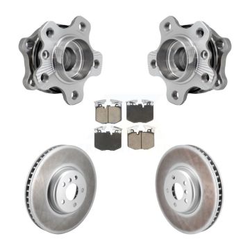 Front Hub Bearing Coat Brake Rotor Pads Kit For BMW 330i xDrive 530i 330e 430i 530e M240i KBB-129851