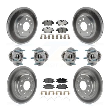 Front Rear Hub Bearing Coat Brake Rotor Pads Kit (10Pc) For Chevrolet Equinox GMC Terrain KBB-130019