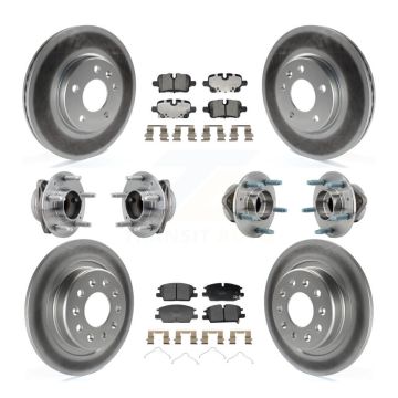 Front Rear Hub Bearing Coat Brake Rotor Pads Kit (10Pc) For Chevrolet Equinox GMC Terrain KBB-130020