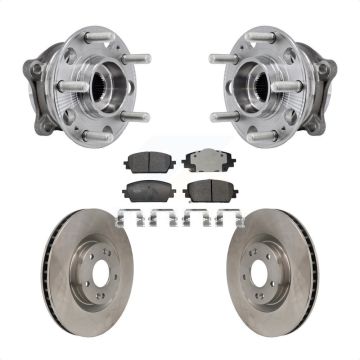 Front Hub Bearing Assembly Disc Brake Rotor Pad Kit For Hyundai Santa Fe Kia Sorento Cruz KBB-130047