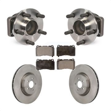Front Hub Bearing Disc Brake Rotor & Pads Kit For Subaru BRZ Toyota 86 With Brembo Brakes KBB-130050
