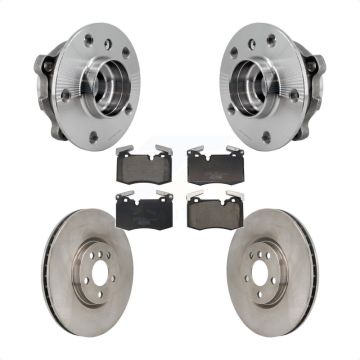 Front Hub Bearing Brake Rotor Pads Kit For 16 Mini Cooper With 316mm Diameter KBB-130056