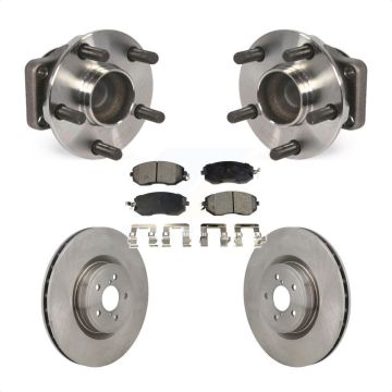 Front Hub Bearing Brake Rotor Pads Kit For 2019-2020 Toyota 86 Base GT With Brembo Brakes KBB-130136