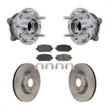 Front Hub Bearing Assembly Disc Brake Rotor Pad Kit For Hyundai Santa Fe Kia Sorento Cruz KBB-130230