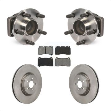 Front Hub Bearing Disc Brake Rotor & Pads Kit For Subaru BRZ Toyota 86 With Brembo Brakes KBB-130231