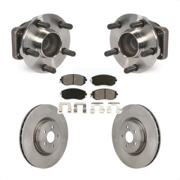 Front Hub Bearing Brake Rotor Pads Kit For 2019-2020 Toyota 86 Base GT With Brembo Brakes KBB-130232