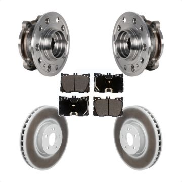 Front Hub Bearing Coat Brake Rotor Pad Kit For Mercedes-Benz C43 AMG GLC43 E450 E400 C450 KBB-130253