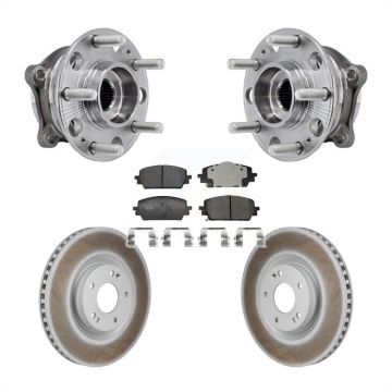 Front Hub Bearing Assembly Coat Brake Rotor Pad Kit For Hyundai Santa Fe Kia Sorento Cruz KBB-130259