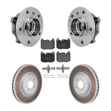 Front Hub Bearing Assembly Coated Brake Rotor Pads Kit For Mini Cooper Countryman Clubman KBB-130263