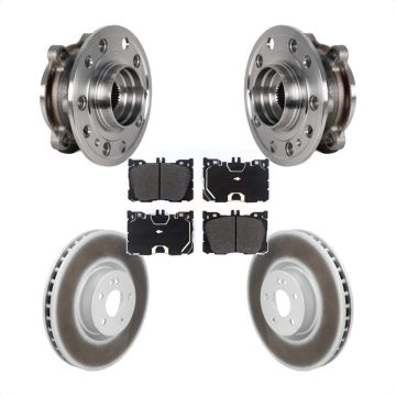 Front Hub Bearing Coat Brake Rotor Pad Kit For Mercedes-Benz C43 AMG GLC43 E450 E400 C450 KBB-130281