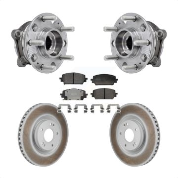 Front Hub Bearing Assembly Coat Brake Rotor Pad Kit For Hyundai Santa Fe Kia Sorento Cruz KBB-130287