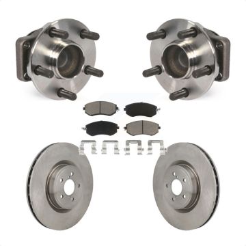Front Hub Bearing Brake Rotor Pads Kit For 2019-2020 Toyota 86 Base GT With Brembo Brakes KBB-130321
