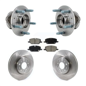 Front Hub Bearing Assembly Disc Brake Rotor And Pad Kit For Chevrolet Equinox GMC Terrain KBB-130329