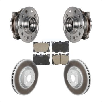 Front Hub Bearing Coat Brake Rotor Pad Kit For Mercedes-Benz C43 AMG GLC43 E450 E400 C450 KBB-130413