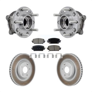 Front Hub Bearing Assembly Coat Brake Rotor Pad Kit For Hyundai Santa Fe Kia Sorento Cruz KBB-130423