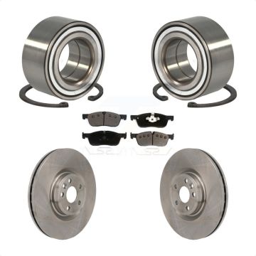 Front Wheel Bearing Brake Rotor Pad Kit For Jaguar E-Pace With 349mm Diameter KBB-130502