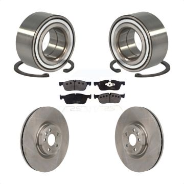 Front Wheel Bearing Brake Rotor Pad Kit For Jaguar E-Pace With 349mm Diameter KBB-130598
