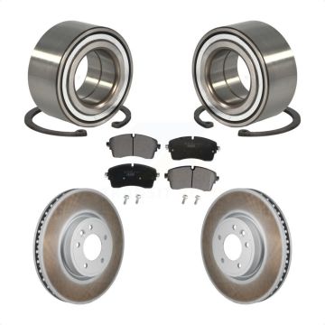 Front Wheel Bearing Coat Brake Rotor Pad Kit For Land Rover Discovery Range DIESEL engine KBB-130601