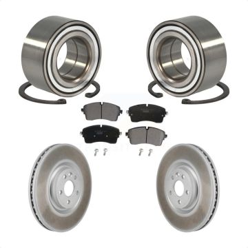 Front Wheel Bearing Coated Brake Rotor Pads Kit For Land Rover Range Evoque Jaguar E-Pace KBB-130605