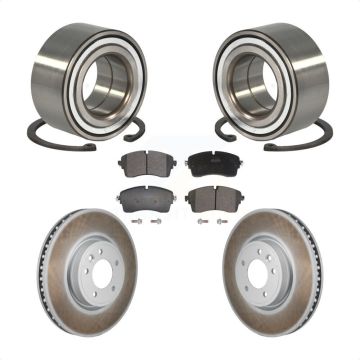 Front Wheel Bearing Coat Brake Rotor Pad Kit For Land Rover Discovery Range DIESEL engine KBB-130641