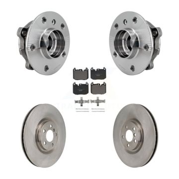 Front Hub Bearing Assembly Brake Rotor Pads Kit For Mini Cooper Countryman BMW X2 Clubman KBB-130816