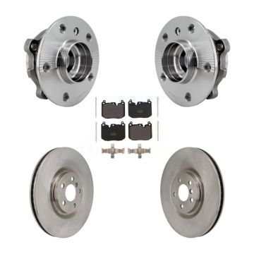 Front Hub Bearing Assembly Brake Rotor Pads Kit For Mini Cooper Countryman BMW X2 Clubman KBB-130817