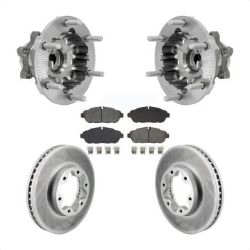 Front Hub Bearing Coated Brake Rotor Pad Kit For Ford Transit-250 Transit-350 Transit-150 KBB-131954