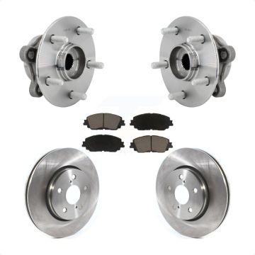 Front Hub Bearing Brake Rotor Pad Kit For 2019 Toyota C-HR Vehicles Manufactured In Japan KBB-132158