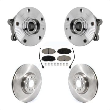 Front Hub Bearing Assembly Disc Brake Rotor And Pads Kit For Volkswagen Atlas Cross Sport KBB-132203