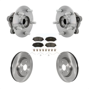 Front Hub Bearing Assembly Disc Brake Rotor & Pads Kit For Toyota C-HR Lexus UX250h UX200 KBB-132220