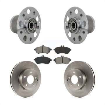 Front Hub Bearing Assembly Disc Brake Rotors And Pads Kit For Mercedes-Benz C250 KBB-132283