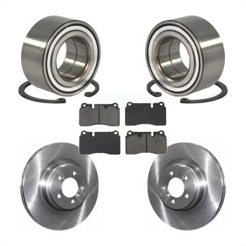 Front Wheel Bearing Disc Brake Rotor Pads Kit For 2006-2009 Land Rover Range Supercharged KBB-132426