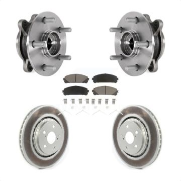 Front Hub Bearing Assembly Coated Brake Rotor And Pad Kit For 2020-2021 Toyota Avalon TRD KBB-132968