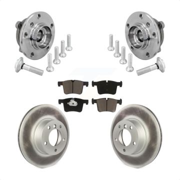 Front Hub Bearing Coat Brake Rotor Pads Kit For BMW 330i xDrive 230i 430i Gran Coupe 320i KBB-132975